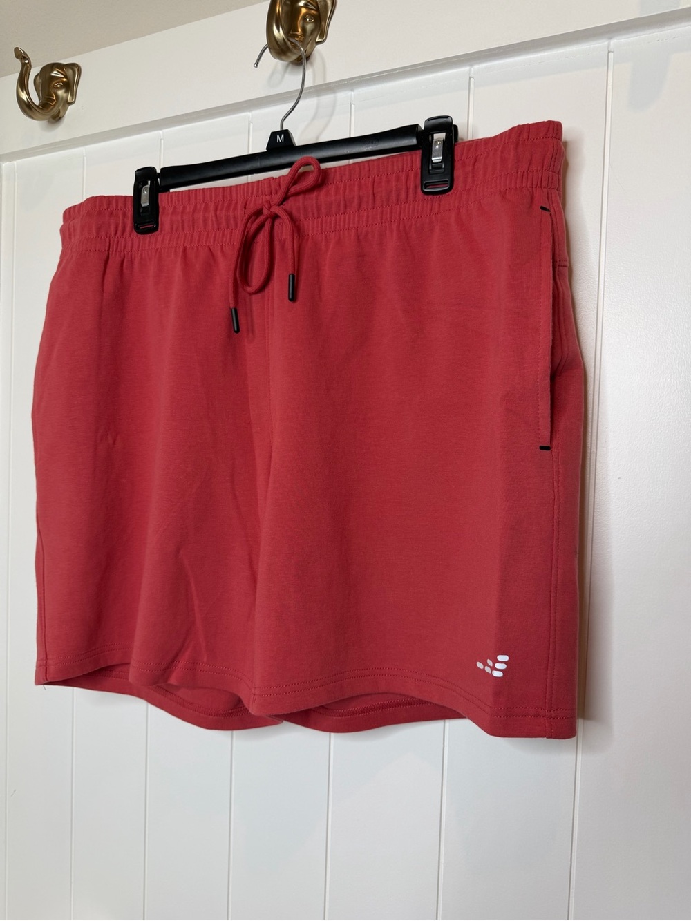 bcg Red Athletic Drawstring Shorts